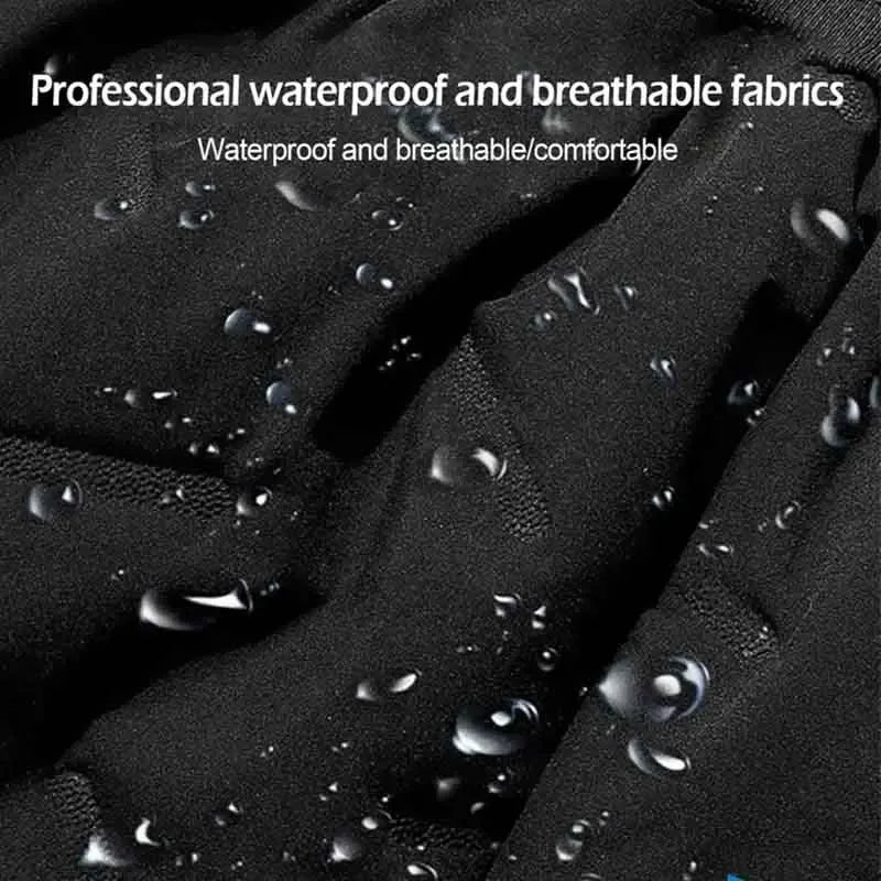 Winter Sweatwear Men Plush Thick Fleece Sweatpant Lambswool Thermal Trousers Casual Pants Waterproof Windproof Warm Pants