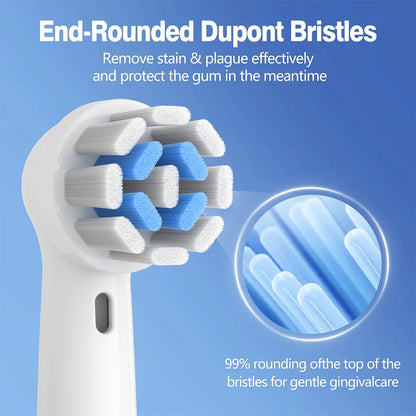 Toothbrush Replacement Heads Compatible with Oral B iO 10 9 8 7 6 5 4 3 Series Electric Toothbrush, 4 Pack Brush Heads