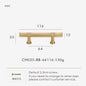 Nurlin Brass Diamond Cut Cross Knurl Pattern Cabinet Knob Pull T Bar Lengthened 38cm 15 Inch Cloakroom Door Drawer Handle
