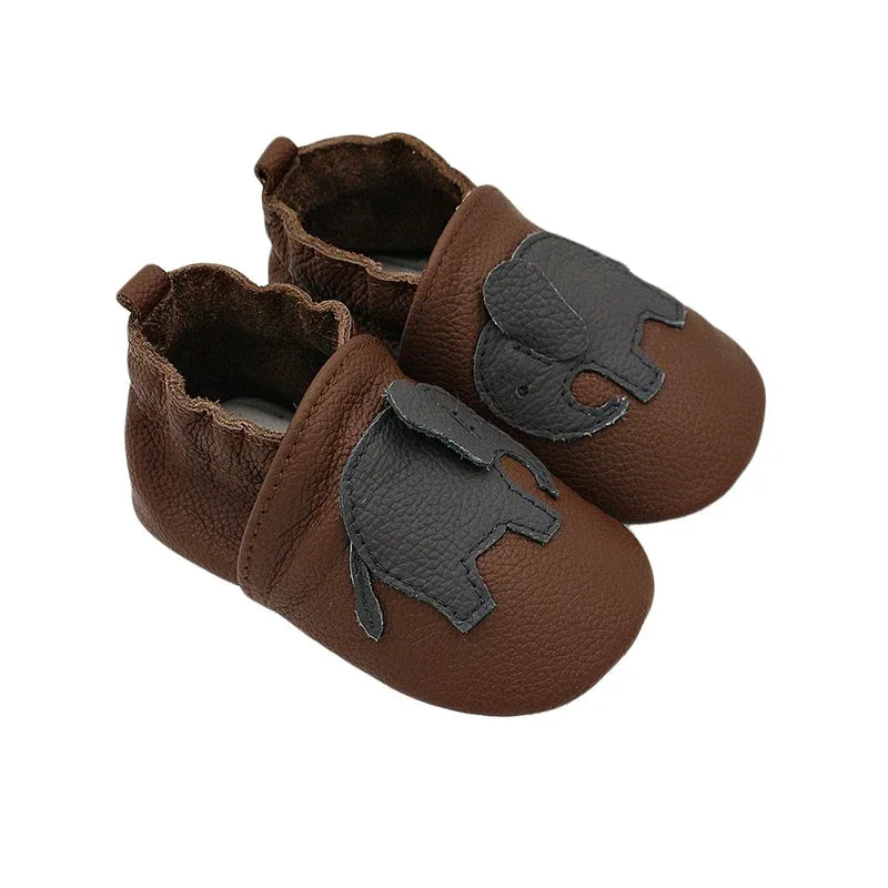 Toddle Baby Shoes Newborn Infant Shoe Boys Girls Soft Genuine First Walkers Baby Moccasins 0-24Months Cowhide Bottom Skid-Proof