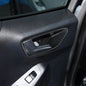 For Ford Puma 2019-2025 Car Inner Door Handle Cover Trim Decor Overlay ABS Carbon Fiber Style Interior Accessories 4PCS