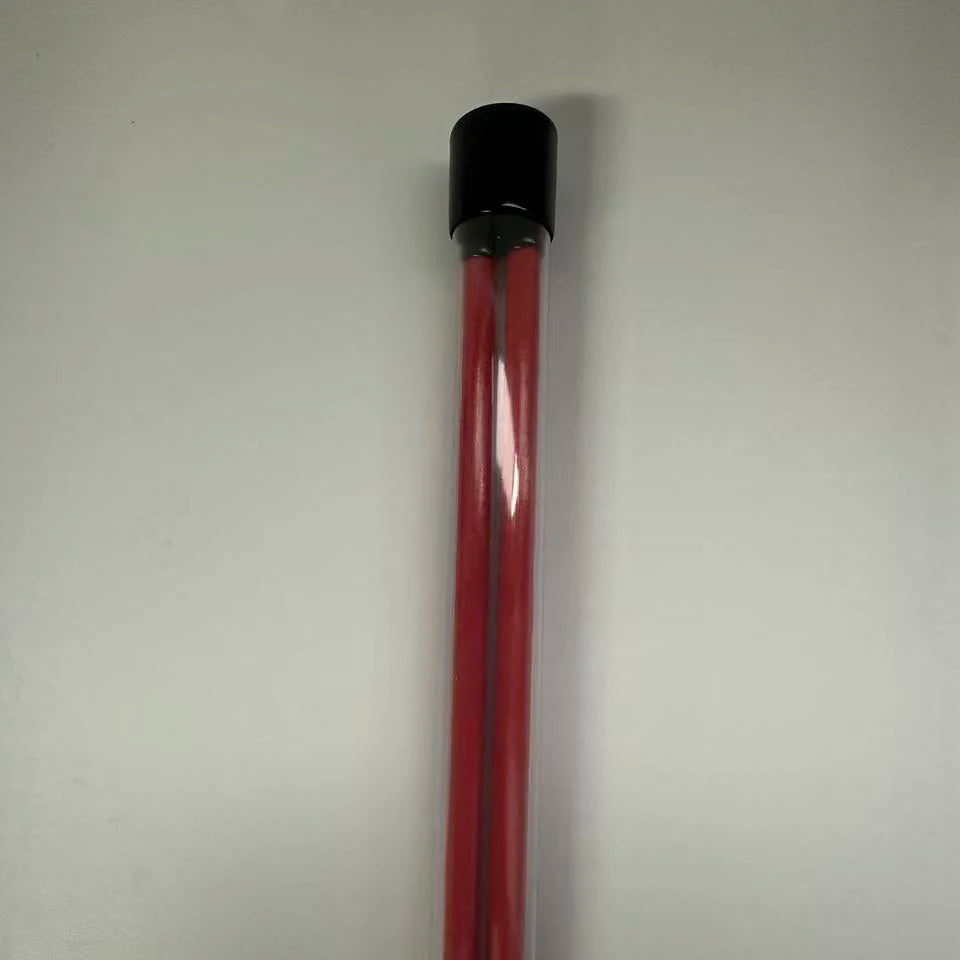 PGM 2 Pcs Golf Alignment Sticks Alignment Rods Direction Indicator Swing Guide Tool with Clear Tube Case for Full Swing Practice
