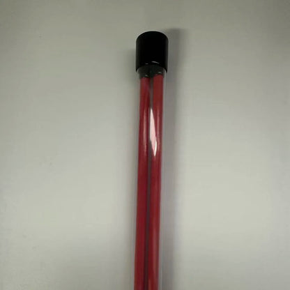 PGM 2 Pcs Golf Alignment Sticks Alignment Rods Direction Indicator Swing Guide Tool with Clear Tube Case for Full Swing Practice