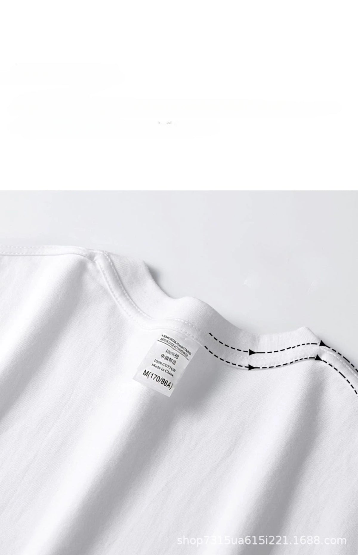 Beige 300g Heavyweight Cotton T-shirt, Loose Summer Round Neck Basic Tee for Men & Women