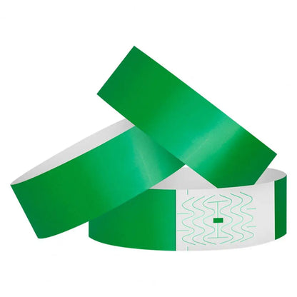 100Pcs Synthetic Paper Wristbands Disposable Waterproof Wrist Strap Event Identification Bracelets Removable Wristband Tape