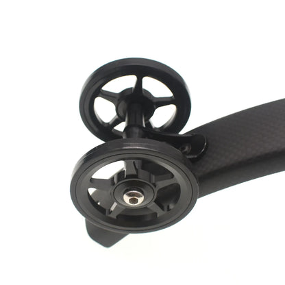 TWTOPSE Bike Easywheel Mudguard Fender Wheel For Brompton Folding Bicycle Mud Guard Wheel Double AL7075 CNC A C Line 77g 60mm