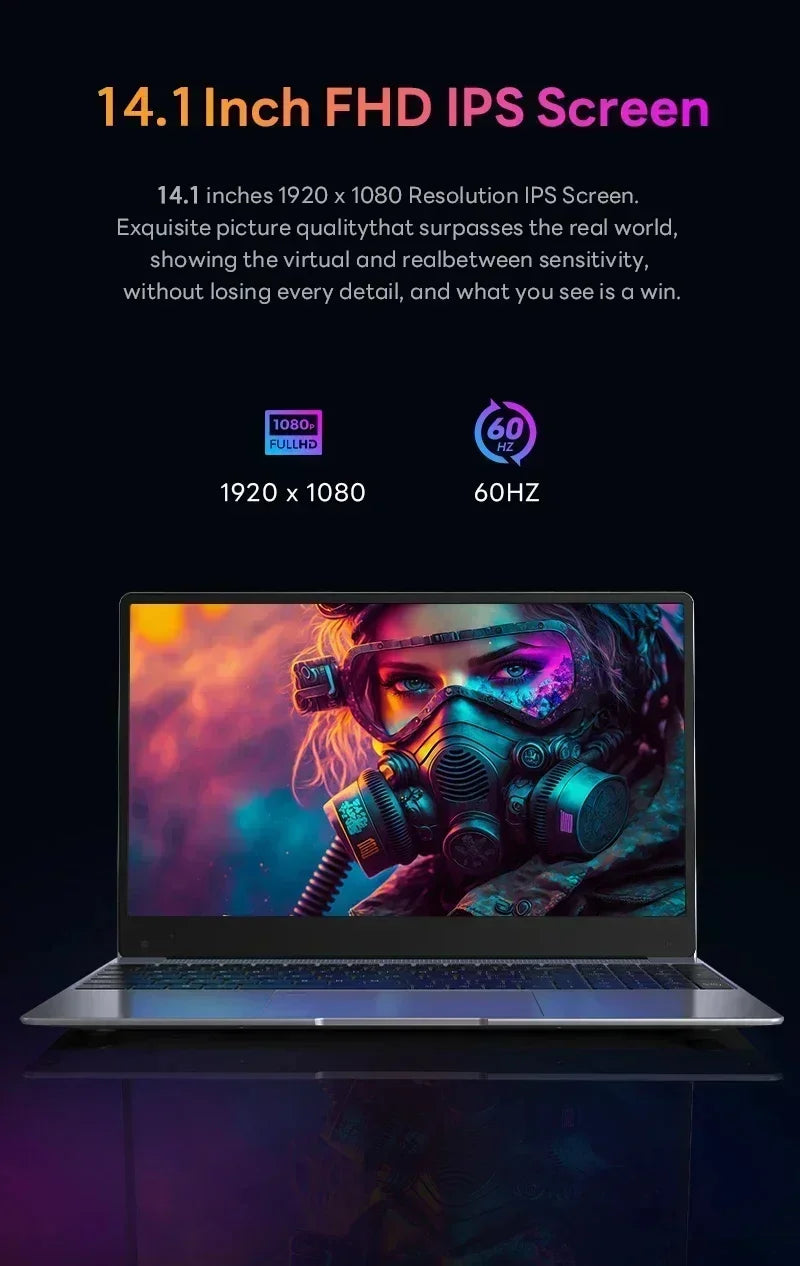 15.6" FHD 1080P Slim Metal Gaming Laptop Intel Core i9-9900 32GB DDR4 RAM 2TB M.2 SSD Windows 11 Pro Fingerprint Unlock Backlit