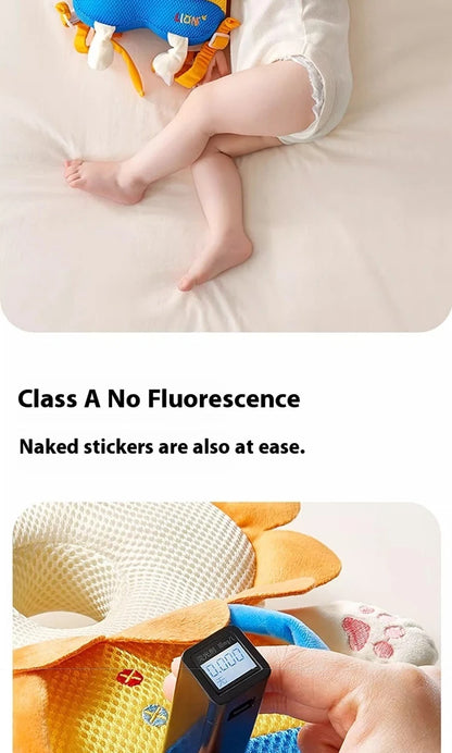 AIBEDILA Toddler Baby Head Protector Newborn Headrest Security Pillows Backpack Cartoon Kids Safe Learn to Walk Support Cushion