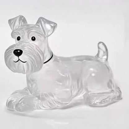 (HB05)Clear Puppy Hair Memorial Keepsake Capsule Pet Dog Fur Container DIY Pendant Keychain Decor Pet Lovers Home Display Gifts