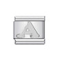 26 English A-Z Letter Name Custom 9mm Link Charms Silver Color Italian Stainless Steel Bracelet DIY Jewelry Making Hand Chain