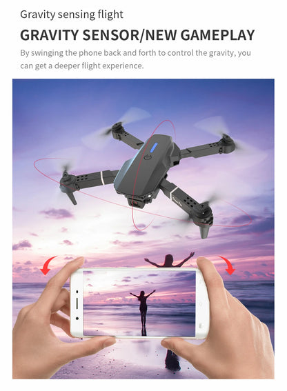 S529 New Drone 2.4G RC Quadcopter Drone 5G FPV WiFi Foldable With Mod Altitude Resistance NO Camera Wide-angle Shooting Boy Toy