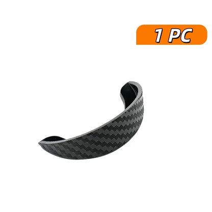 Car Reversing Camera Rain Cover Car Rear Camera Rain Cover Carbon Fiber Pattern Car Rear View Camera Protection Trim Dust Shield