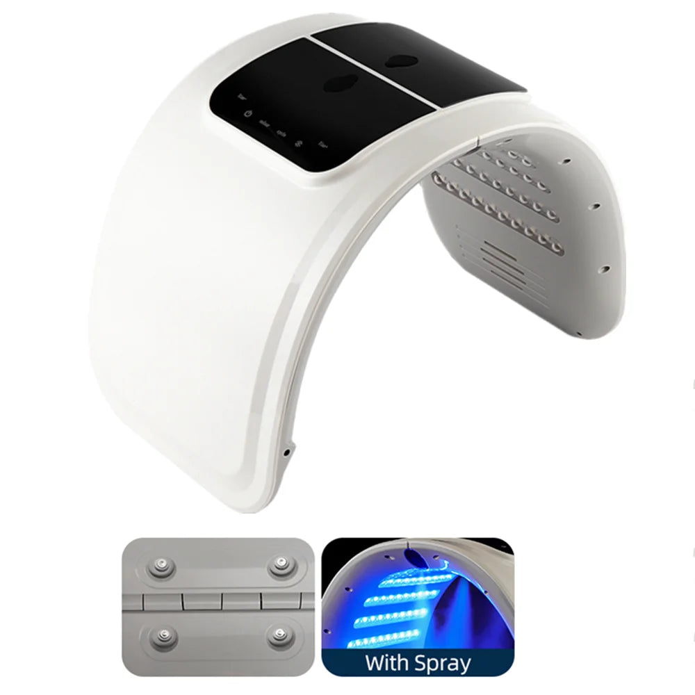 Skin Hydrating Sprayer LED Mask Facial Machine Nano Mist 7 Colors LED Photon Machine Face&Body Salon SPA Home Use Skin Care
