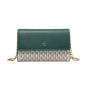 CH Women Crossbody Bag Splicing Letter Print Metal Chain Shoulder Purse PU Leather Flap Small Ladies Evening Clutch Handbag Gift
