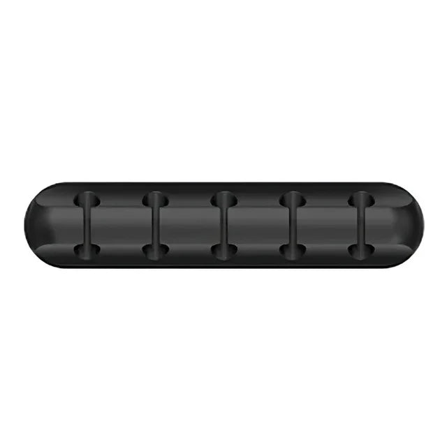 Cable Cord Wire Organizer Silicone USB Cable Winder Management Clips Self Adhesive for Mouse Keyboard Headset For iPhone Huawei