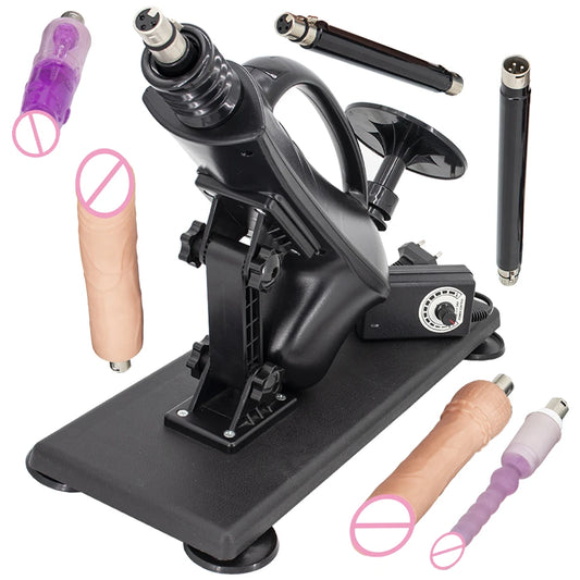 FREDORCH Upgraded Sex Machine for Women with Dildos Automatic Masturbation Machine Pump Gun Love Machine Couple Sex Toys