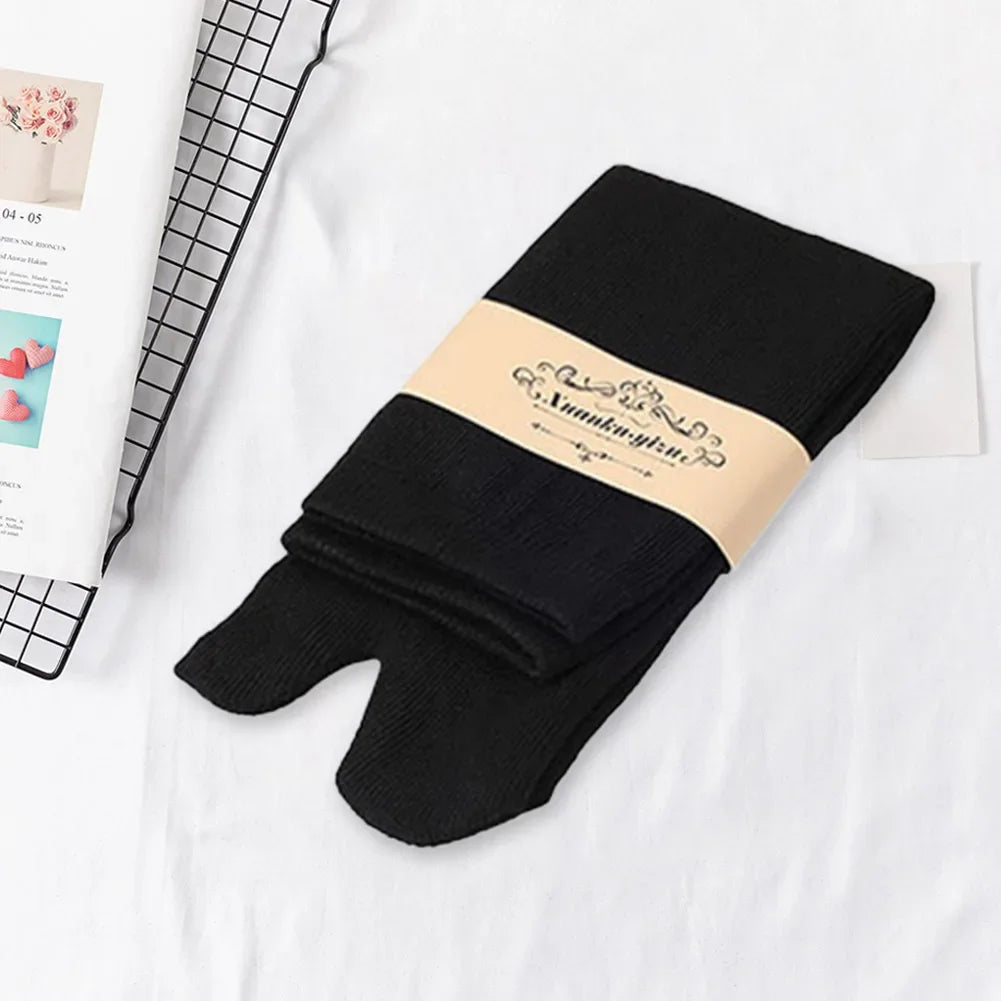 1-5PCS Women/Men Unisex Japanese Kimono Flip Flop Sandal Split Two Toes Sock Tabi Geta Cotton Socks New Arrival