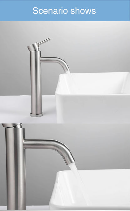 ULA G1/2 Basin Faucet Waterfall Bathroom Sink Faucet Hot Cold Water Mixer Tap Deck Mounted Bathroom Tap Crane Washbasin Tap
