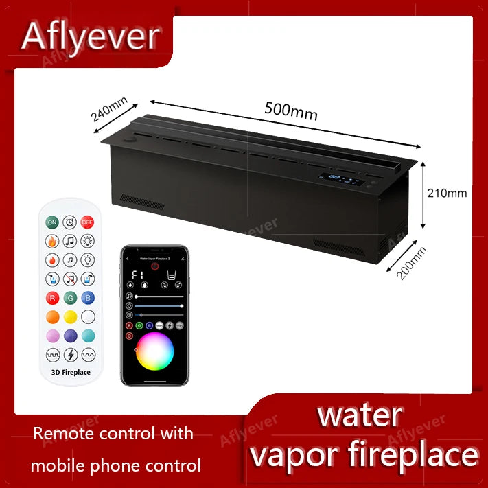 Intelligent Water Replenishment Multi-Color Atomization Fireplace Designer Luxury Home Decoration 3D Atomization Fireplace