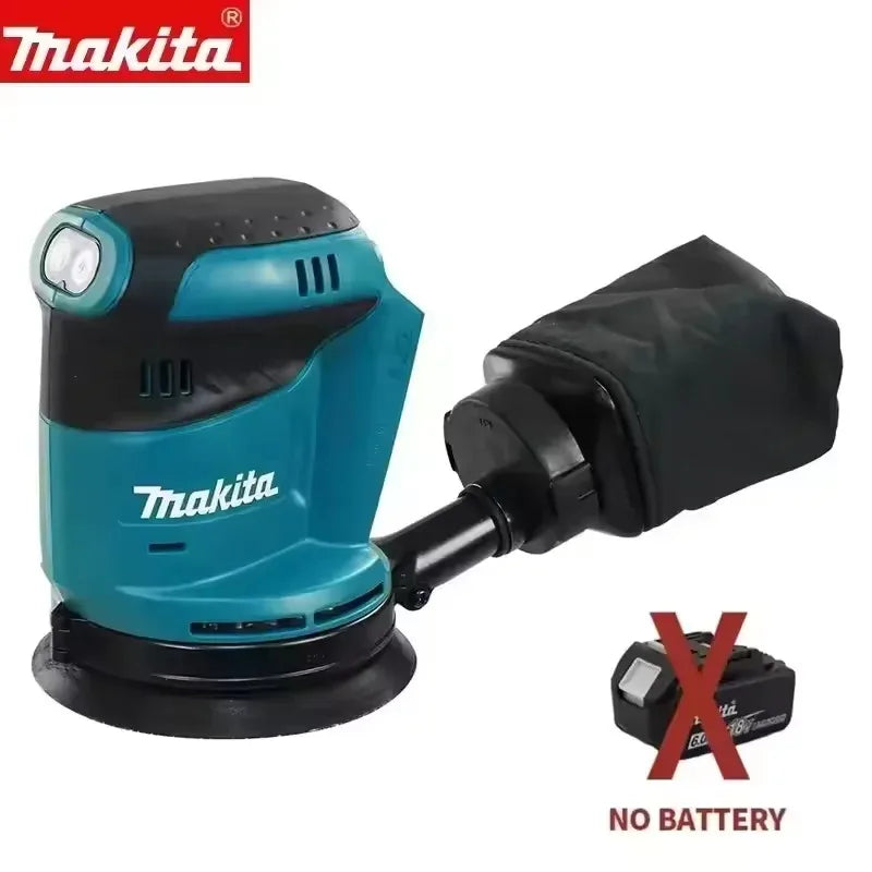 Original Makita DBO180Z 18V Cordless Random Orbital Sander for Woodworking Putty Polishing DIY and Professional Use Bare Tool
