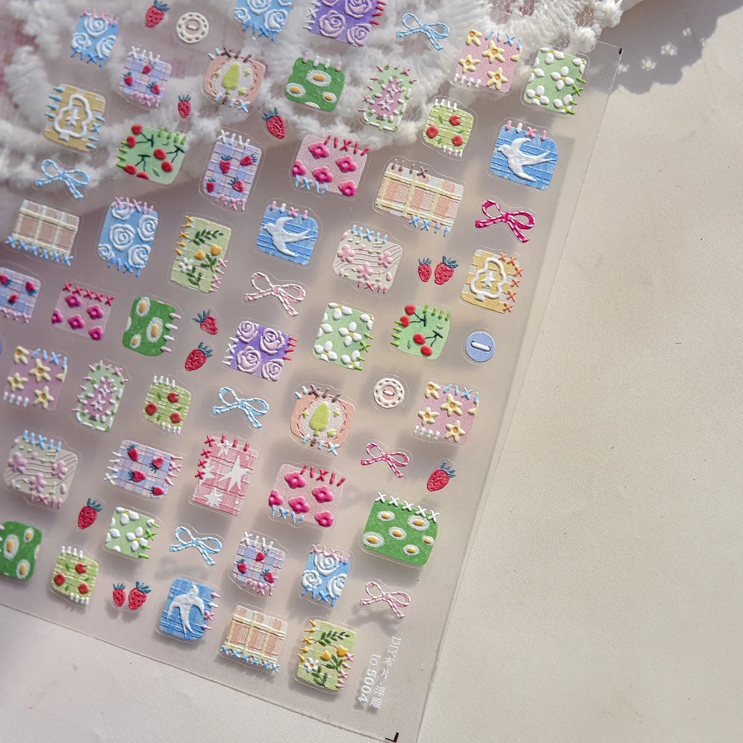 Luxury 5D Floral Nail Art Stickers Gold Silver Chinese Style Metal Frame Shiny Crystal Rhinestone Self Adhesive Manicure Decal