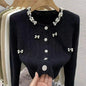 New Autumn And Winter 2025 Design Sense Short Women Knitted Cardigan Sweater Coat Casual Temperament Female Sweater Jacket
