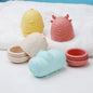 Baby Bath Toys Animal Silicone Cartoon Astronauts Play With Water Toys No BPA Swim Bathroom Baby Silicone Sprinkler Bathtub Toy