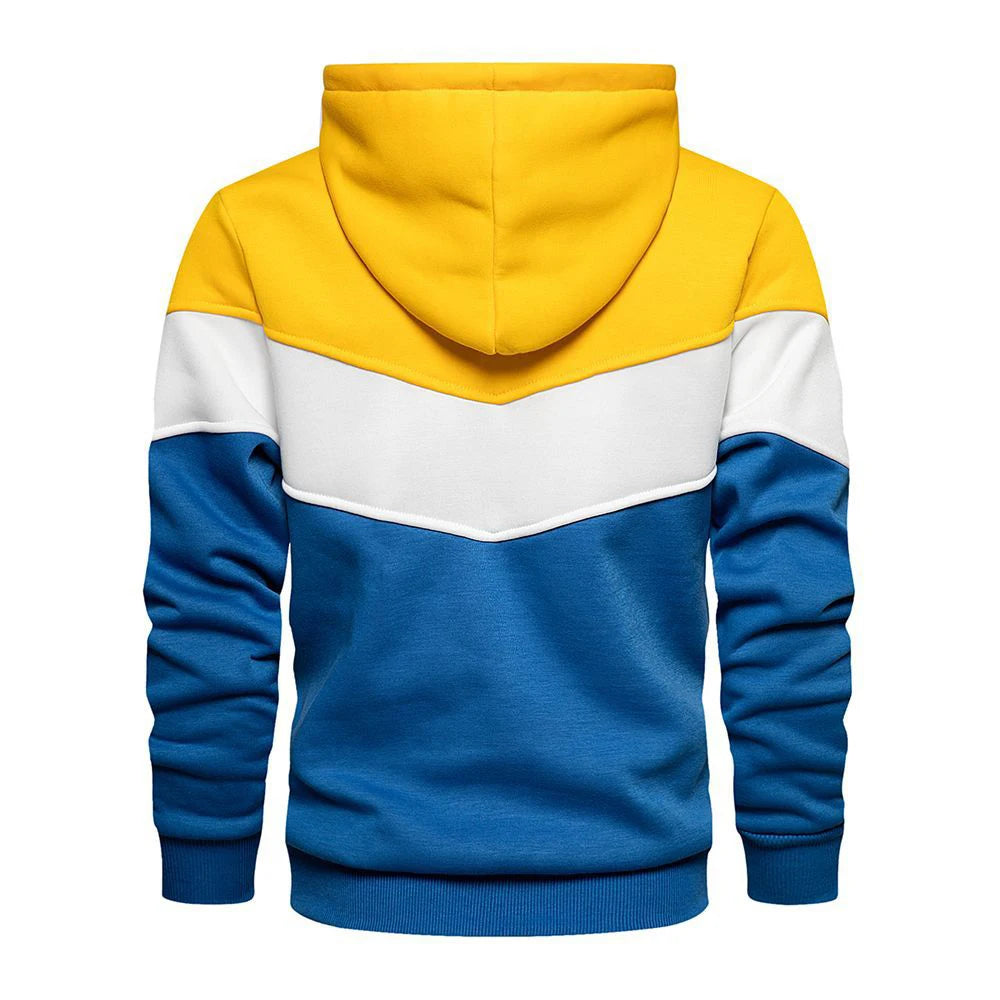 Paris Fashion Men's Hoodies Set Daily Casual Sports Hooded Sweatshirt and Jogger Pants Male Urban Trend Warm Pullover Tracksuit