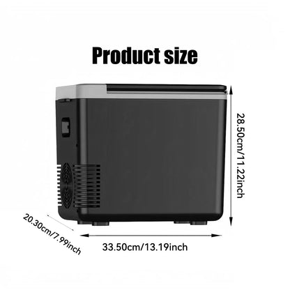 10L Mini Refrigerator For Car Home Travel Refrigerator 12V 220V Auto Freezer Cooler & Warmer Electric Car Fridge Portable Icebox EU Plug