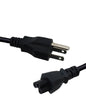 EU Plug Power Supply Cable IEC320 C5 1.5m 1.2m European AC Power Extension Cable For Dell Lenovo Asus Notebook Laptop Charger