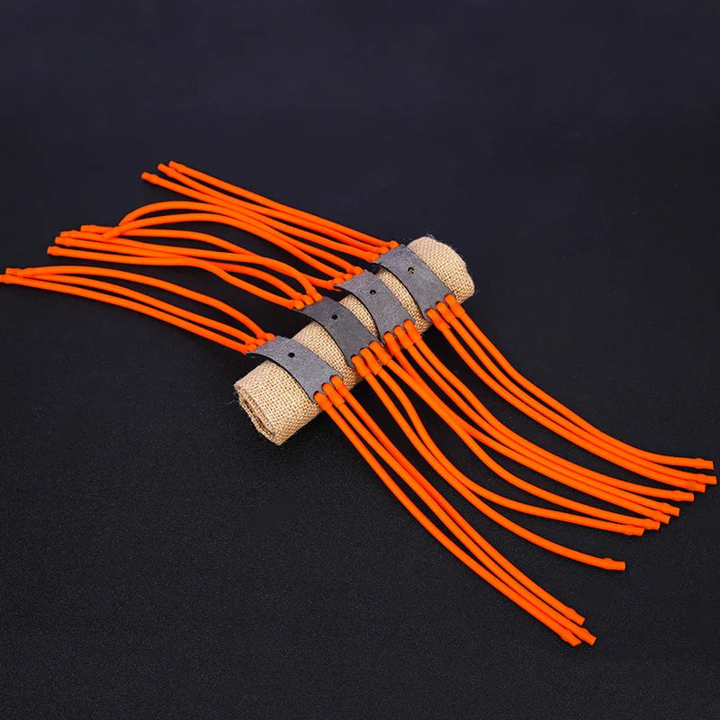 2pcs Slingshot Card Bead Rubber Band Slingshot Replaces Elastic Rubber Band, Round Rubber Band and Slingshot Accessories
