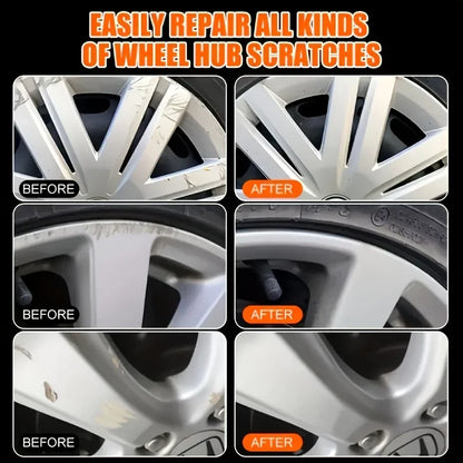 Car Wheel Hub Scratch Repair Paste, Auto Rim Oxidation Remover, Aluminum Alloy Hub Polishing Agent