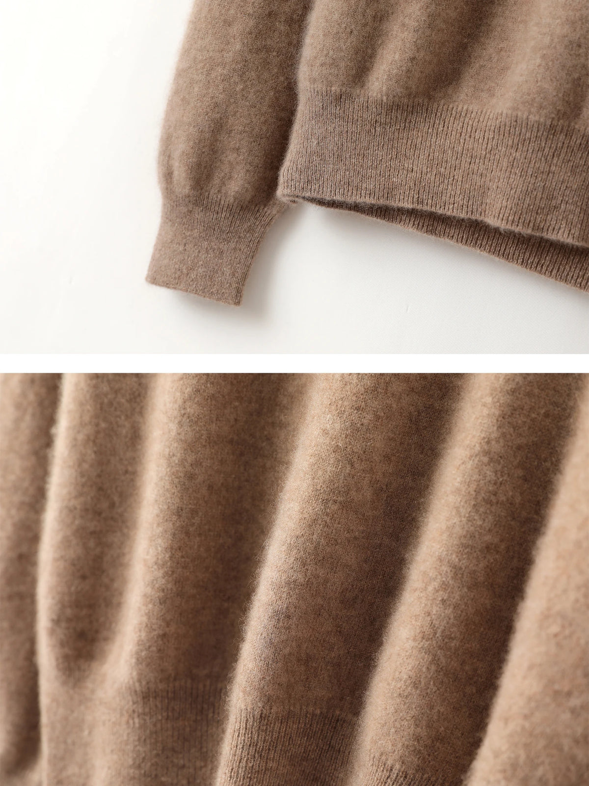 Cashmere Sweater Women's Turtleneck Long Sleeved Knitted Pullover 100% Pure Cashmere Base Sweater Korean Version Women's Top