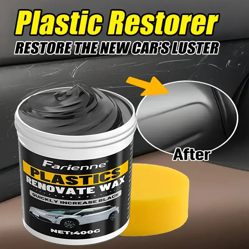 NEW Car Plastic Parts Repair Agent - Multi-Purpose Wax Paste for Dashboard, Sofa Seats, Tires and Scratches, Scratch Repair