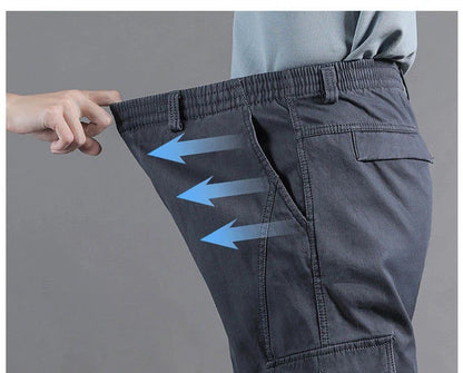 Men's Cargo Pants Loose Straight Pants Plus Size Clothing Work Wear Korean Japanese Joggers Homme Sports Cotton Casual Trousers