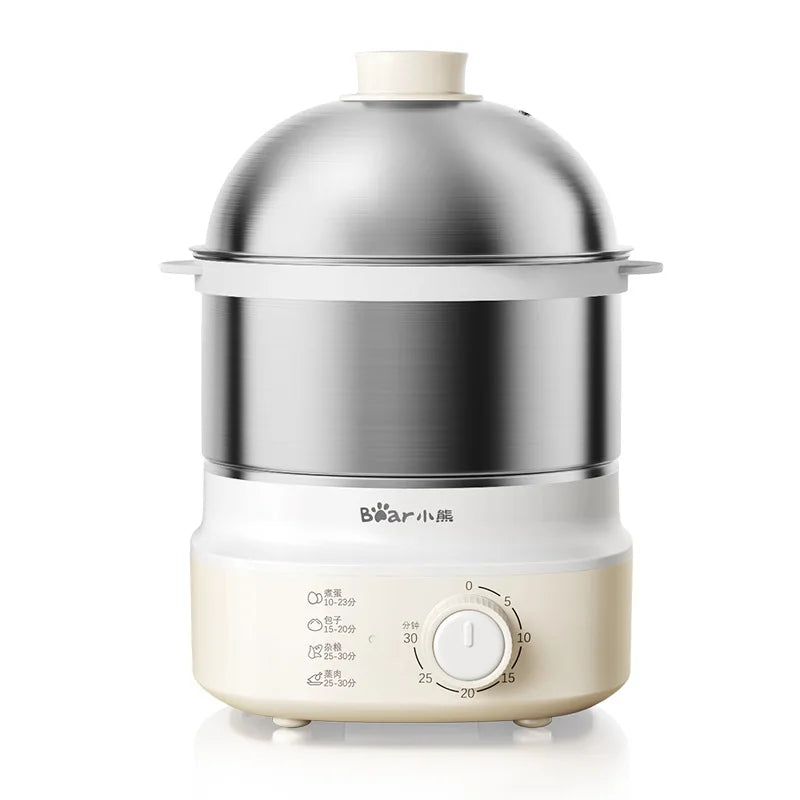 360W Electric Egg Boiler Breakfast Machine Multicooker Steamer Automatic Egg Cookers Home Egg Custard Steaming Cooker with Timer