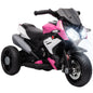 3-wheel 6 V electric Motorbike for children, electric car for 3- to 5-year-olds, with light and sound effects, 86x42x52cm, pink
