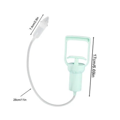 Baby Nasal Aspirator Powerful Hand Pump Safe Comfortable Nose Cleaner For Newborns Toddlers Kids Portable Relief Mucus Remover