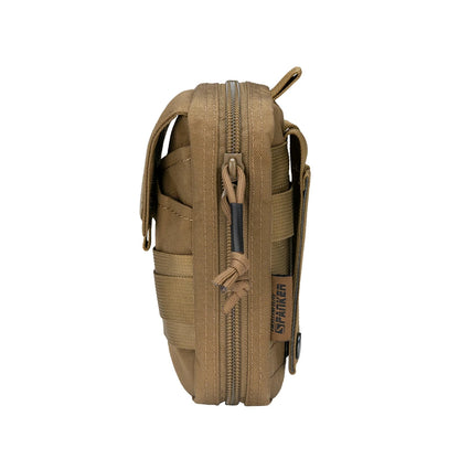 Tactical EDC Molle Pouch Waist Pack Utility Pouches Multifunction Double Zipper Waist Bag Hunting Tool Pouch