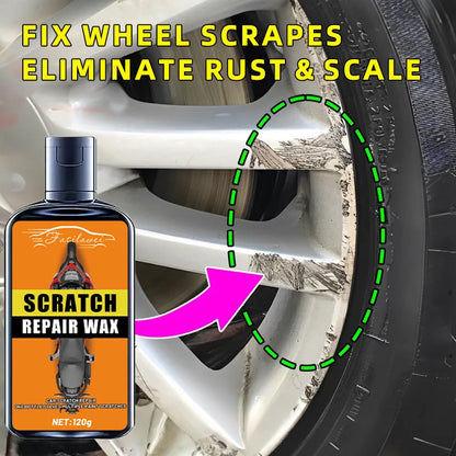 Alloy Universal Wheel Hub Repair Kit - Scratch Remover, Oxidation Cream, Rust Protector & Car Wheel Care Polishing Paste