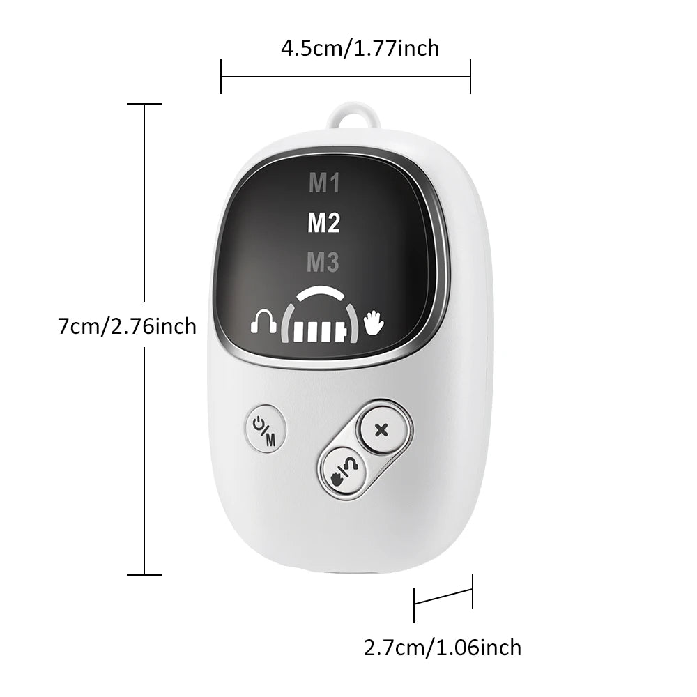 Handheld CES Sleep Aid Device for Insomnia Palm Pulse Massager Ear Clip Insomnia Anxiety Pulse CES Therapy Device Anxiety Relief