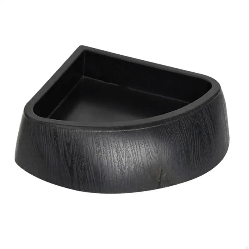 L9BE Reptiles Water Bowl Shallow Triangular Water Dish Terrarium Aquariums Decoratio
