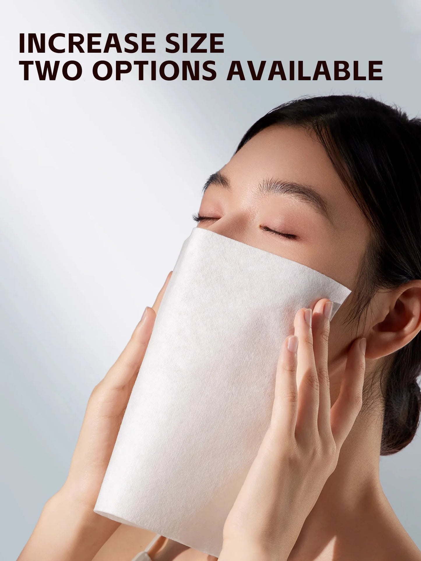 AIBEDILA Newborn Baby Cotton Dry Wipes Unscented Hypoallergenic 3-in-1 Clean Care Thick Facial Towels for Sensitive Infant Skin