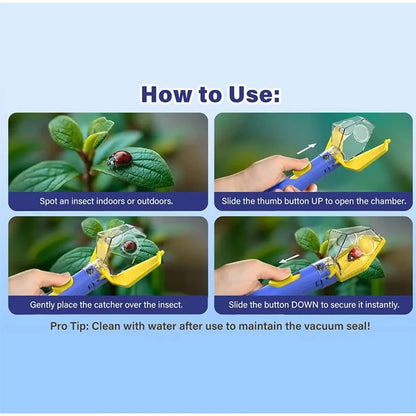 Bug Catcher & Viewer Kids Outdoor Insect Exploration Tool With Magnifying Glass Safe Bug Catching Kit For Nature Learning