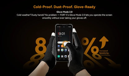 Blackview FORT 5 Android 16 Rugged Smartphone 36GB(12+24)+256GB 6.78" HD+ IPS 5000mAh Mobile Phone Smartphone Mobile Phone NFC
