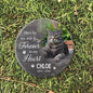 Personalized Cat Grave Marker Slate Plaque Stone Custom Engraved Name Pet Memorial Remembrance Gift For Kitty Loss Souvenir