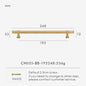 Nurlin Brass Diamond Cut Cross Knurl Pattern Cabinet Knob Pull T Bar Lengthened 38cm 15 Inch Cloakroom Door Drawer Handle