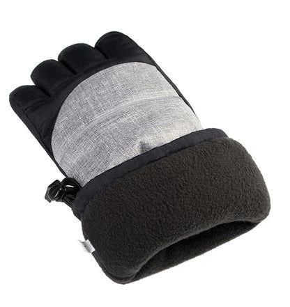 Men Electric Heated Skiing Gloves Smart Electrical  Winter Warm with Battery Case Gloves Touch Screen Electric Heated Equipment