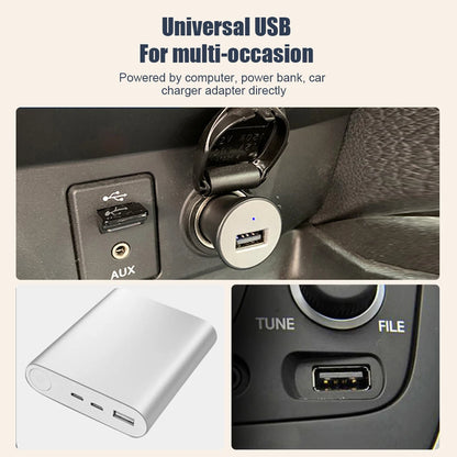 Mini Vehicle Cooling Device Adjustable 5/12/24V Car Air Cooler 2 Speed Automobile Vehicle Accessories