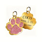 Custom Engraved Zinc Alloy Pet ID Tag – Personalized Dog & Cat Name Tags with Phone Number Anti-Lost Design Durable Collar Tag